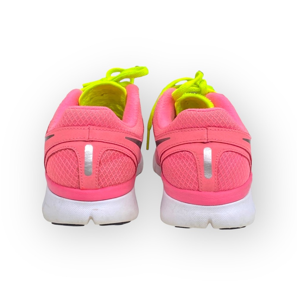 Nike ✔︎ Flex Run GS Running Shoes Sneakers ✔︎ Pink + Yellow ✔︎ 38 8M 6.5Y - Picture 4 of 16